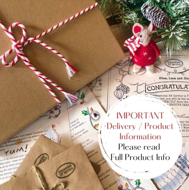 Magical Daily Christmas Elf Letters from the North Pole from International Elf Service