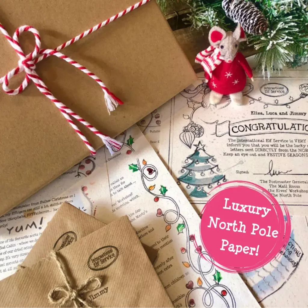The most Magical Advent Calendar Elf Letters - sent by International Elf Service. The Official North Pole Post Office