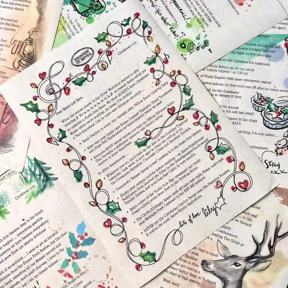 A beautifully illustrated personalised elf letter from the North Pole for the most magical Christmas ever!