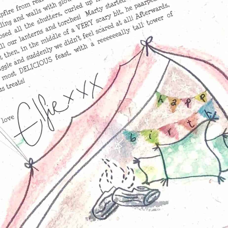 The International Elf Service delivers personalised, handcrafted birthday letters from the North Pole ... written by a Christmas Elf. Elfie's Birthday Letter: Indoor Camping