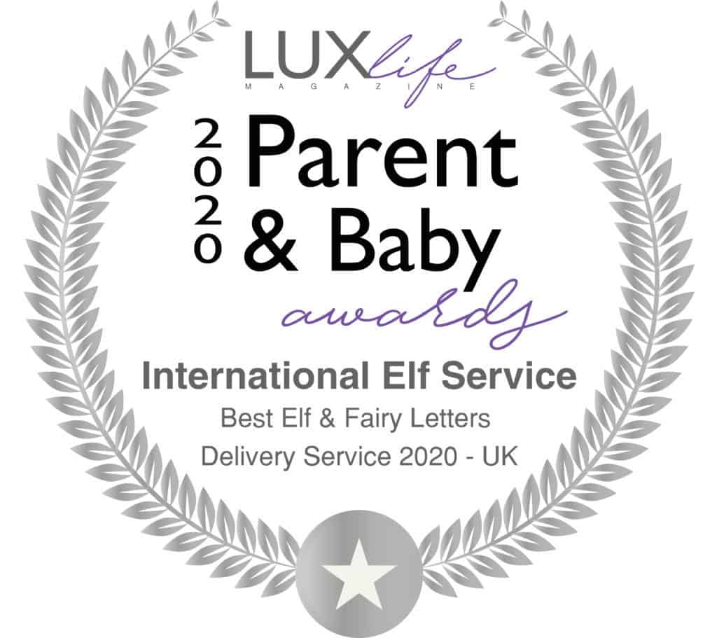 International Elf Service won Best Elf & Fairy Letters Delivery Service in the 2020 Lux Life Parent & Baby Awards