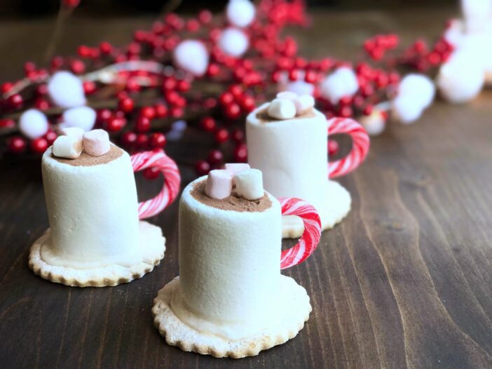 North Pole Marshmallow Cups are the perfect addition to a North Pole Breakfast or a Christmas Eve Box.