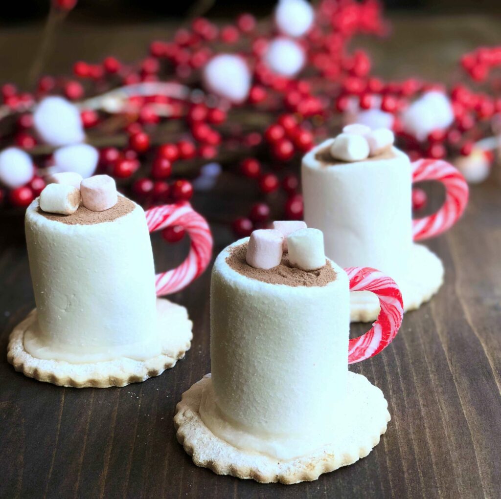 North Pole Marshmallow Cups are the perfect addition to a North Pole Breakfast or a Christmas Eve Box.