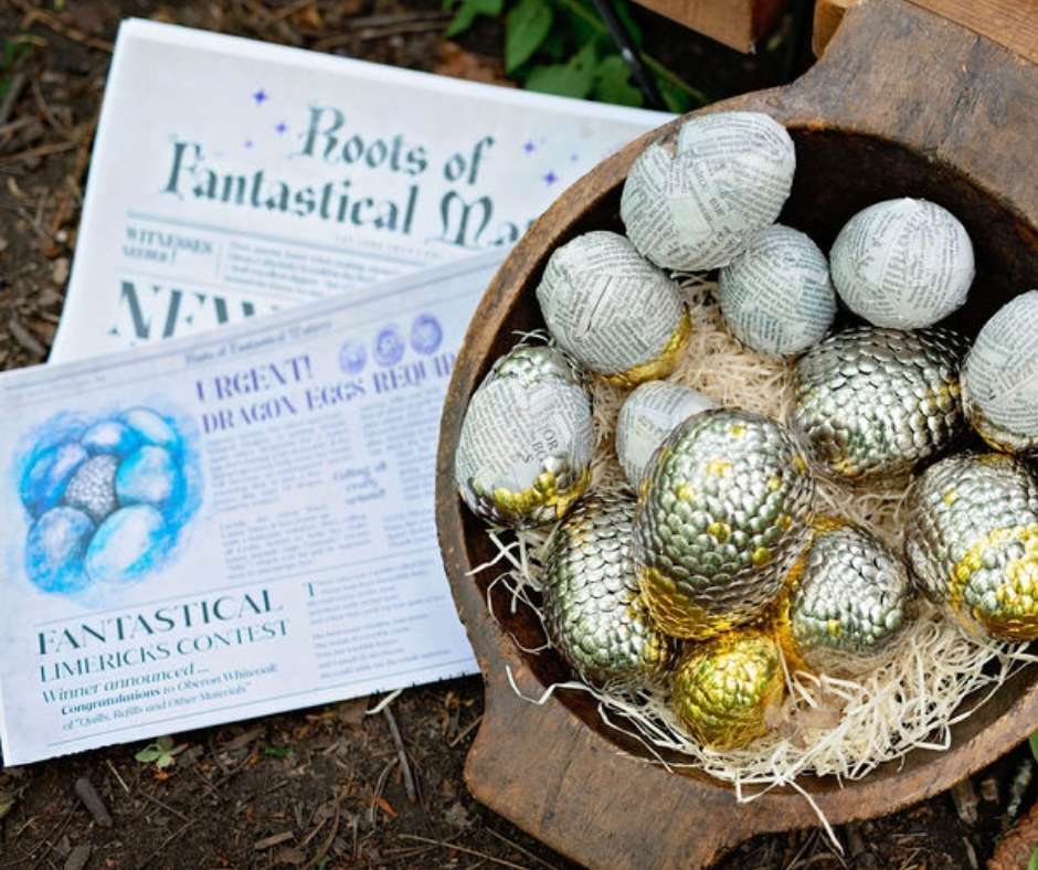 Dragon eggs made by magical creatures from Roots of Fantastical Matters