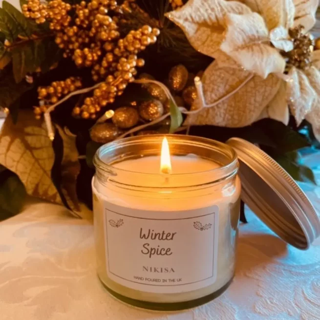 Wonderful Christmas smells all in a candle - available from International Elf Service