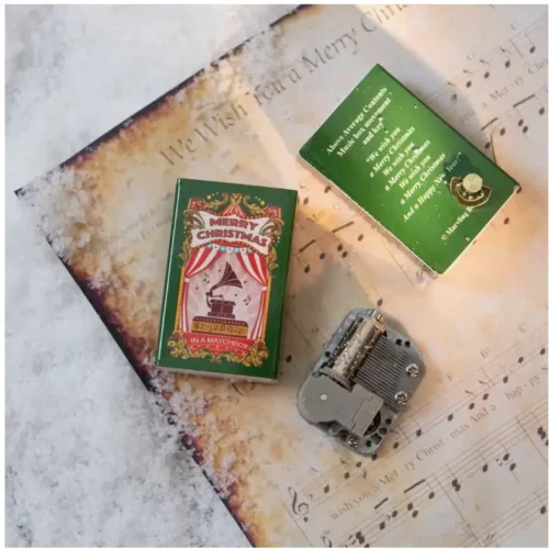 Matchbox Christmas Music Box by International Elf Service