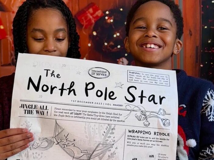 International Elf Service inspires children to read with fantastical newspapers and letters from the North Pole. Written (and read) by Christmas Elves!