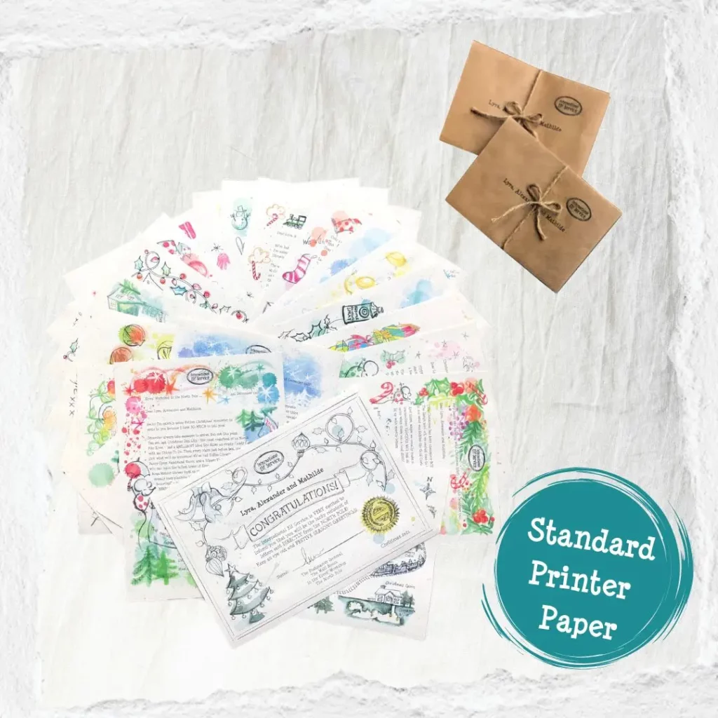 The No-frills version of the most Magical Advent Calendar Elf Letters - sent by International Elf Service. The Official North Pole Post Office