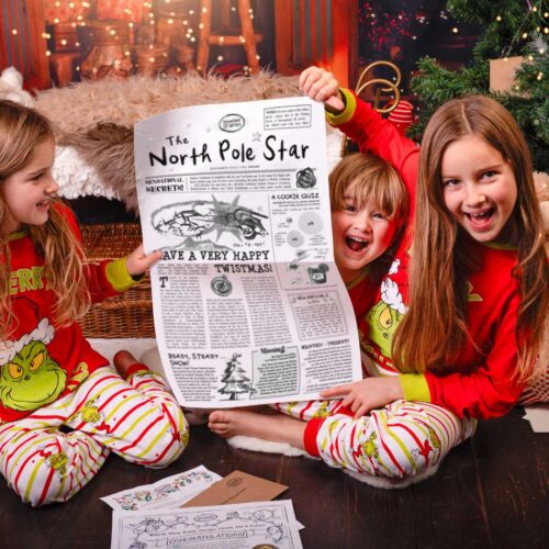 Magical North Pole Star Newspaper for Christmas 2025