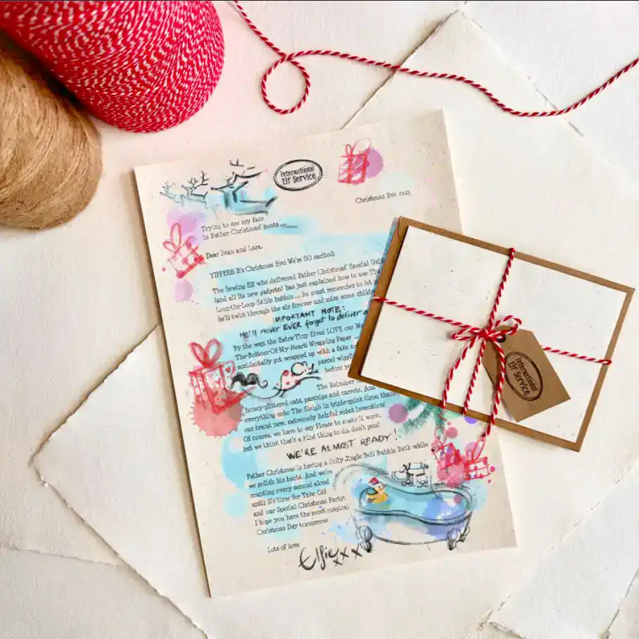Find out what happens in the Elves’ Workshop in this magical, personalised Christmas Eve Elf Letter 2025