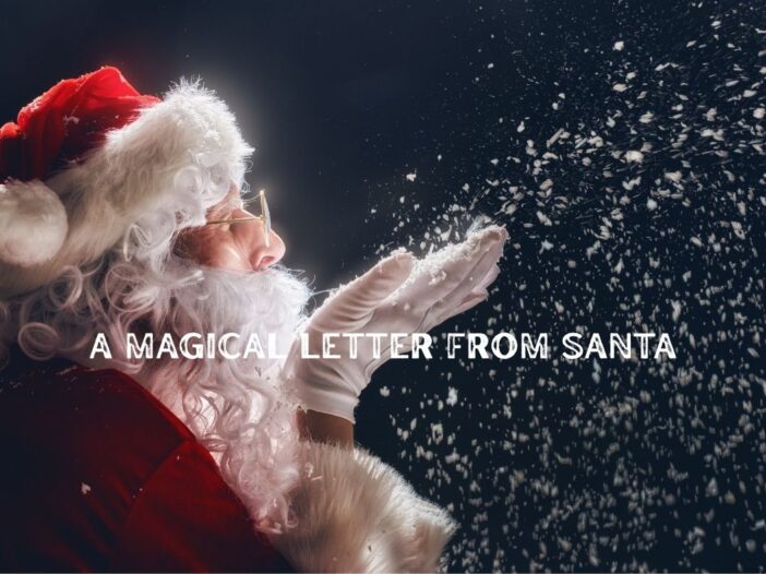 The most magical letter from Santa ... incredible storytelling delivered by International Elf Service, the Official North Pole Post Office