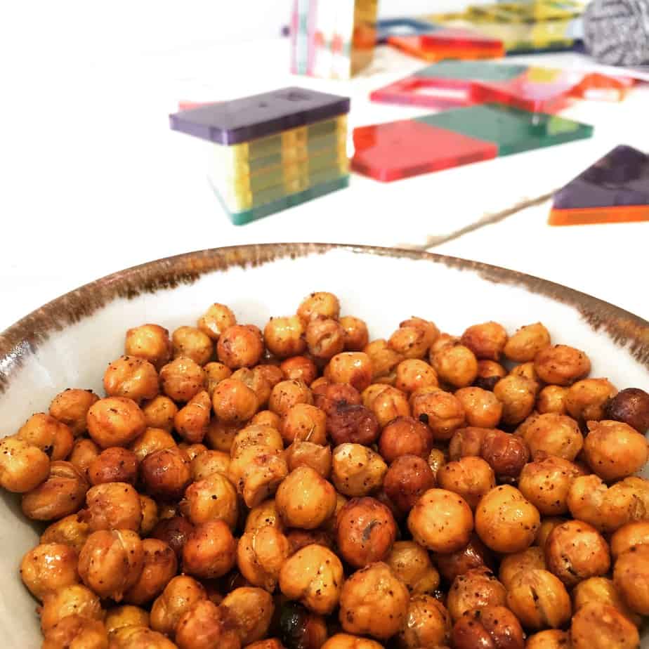 Home Roasted Chickpeas - Healthy Protein Snack