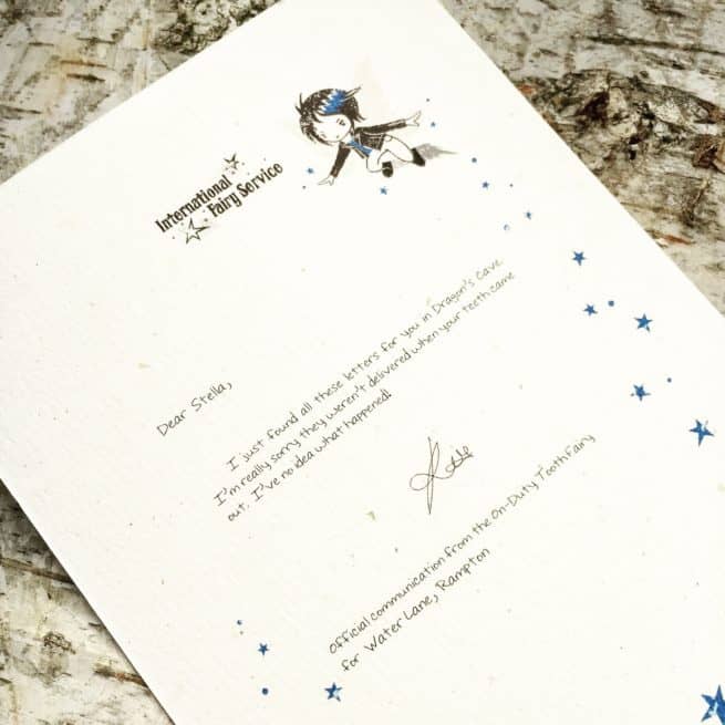Conversion Letter to help you transfer over to the International Fairy Service. Perfect for a 'Harry Potter' style catch up letter drop - delivering past letters at once!