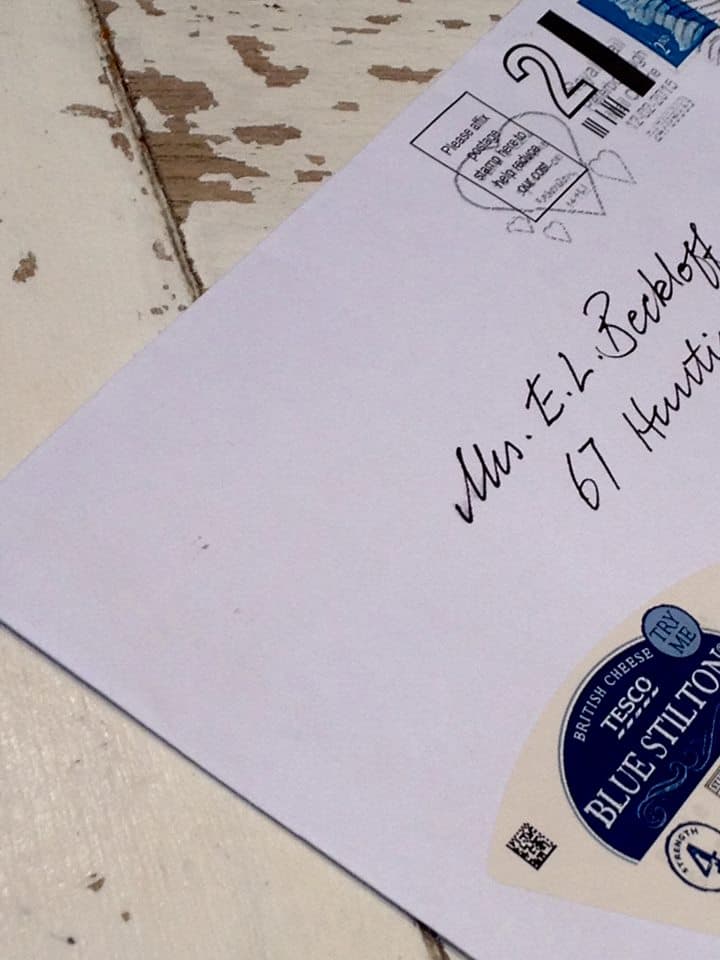 Write a quick letter to someone! - Even Tesco's Stilton features...