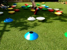 Indoor Or Outdoor Fun With Training Markers! Indoor Or Outdoor Fun With Training Markers!