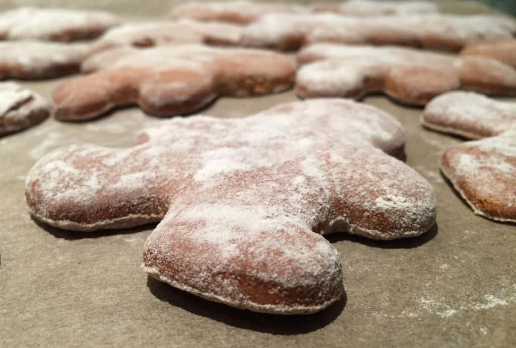 Absolutely gorgeous Gingerbread cookies that happen to be gluten free. So delicious and perfect for munching on while curled up on the sofa watching a Christmas movie. 