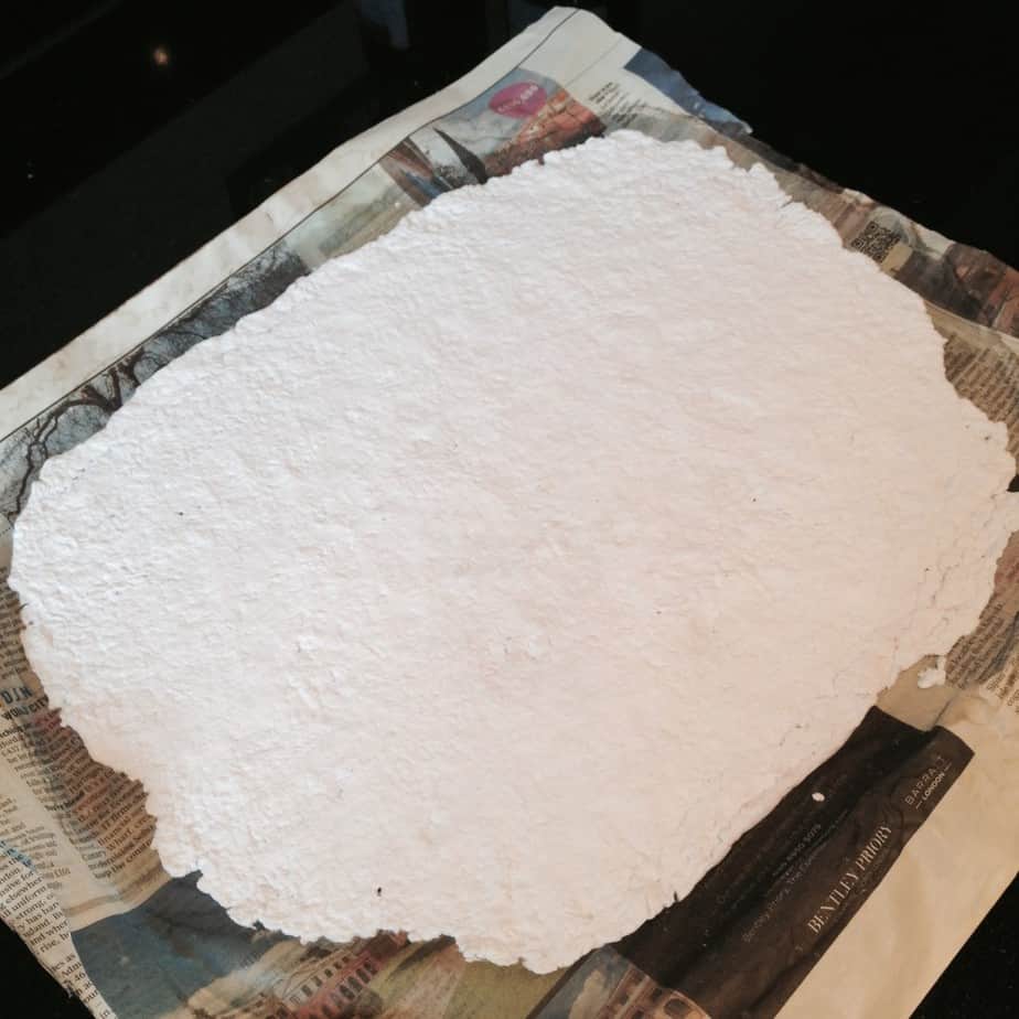 Gorgeous homemade paper that's so easy to make!