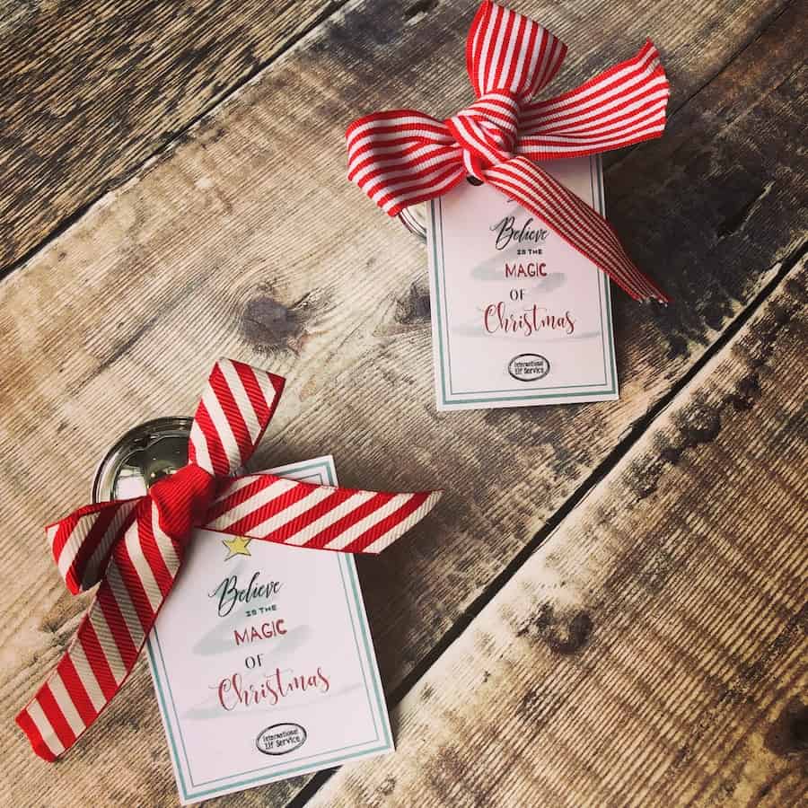 Free Polar Express Christmas Bell Tags Printable International Elf