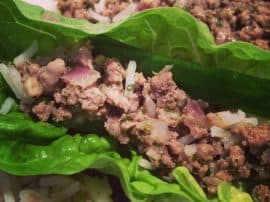 Thai Mince Lettuce Wraps Thai Mince Lettuce Wraps