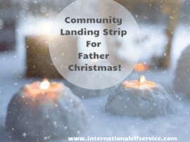Community Landing Strip For Father Christmas Community Landing Strip For Father Christmas