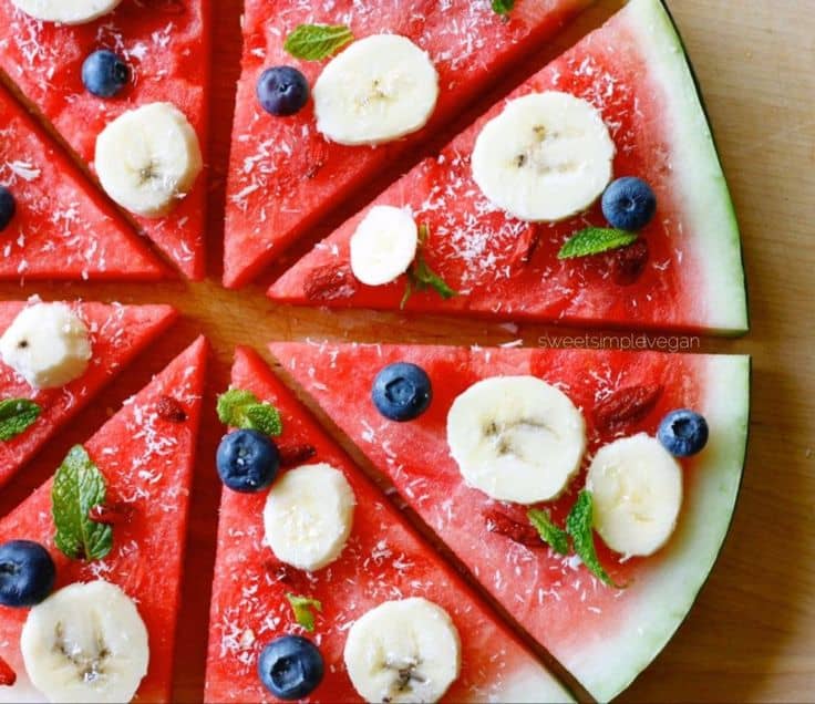 fruit pizza -Found on sweetsimplevegan.com