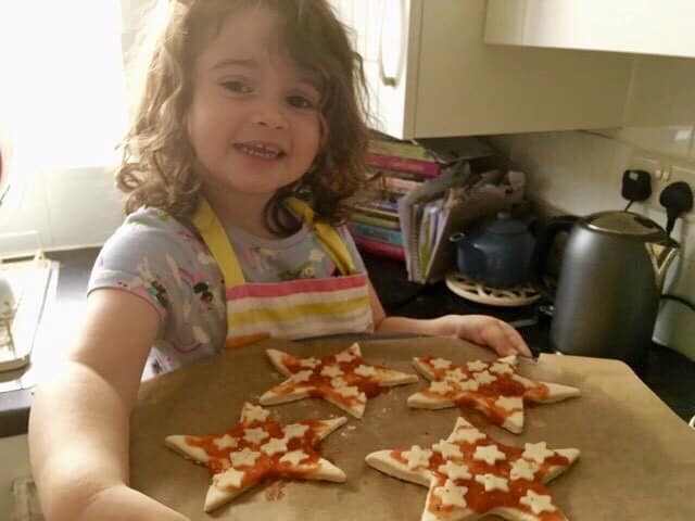 Making Christmas Tree Pizza & Christmas Star Pizzas with the International Elf Service Blog